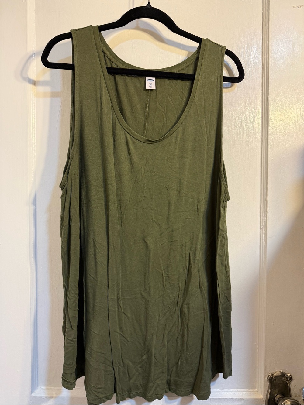 Old Navy Olive Scoop Neck Tank Top